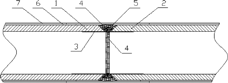 Repair-proof welded connection technology of inner walls of plastic-coated steel tubes