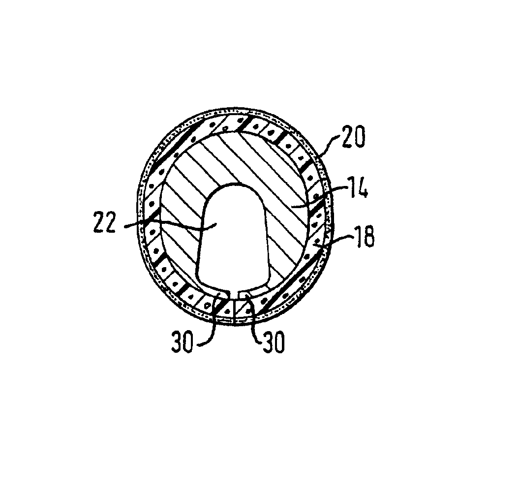 Method of producing a vehicle steering wheel as well as a vehicle steering wheel