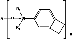 Functionalized organosilicon compound containing benzocyclobutene, and preparation method thereof