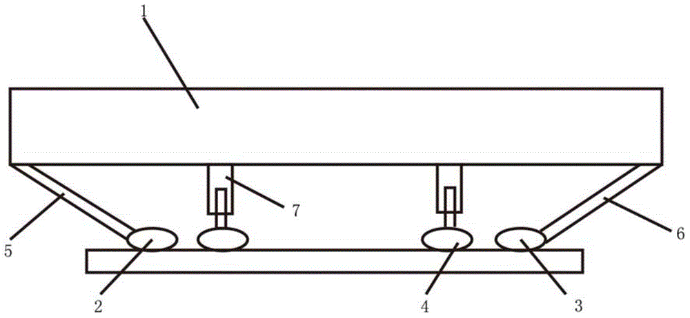 Prestressed ironing plate