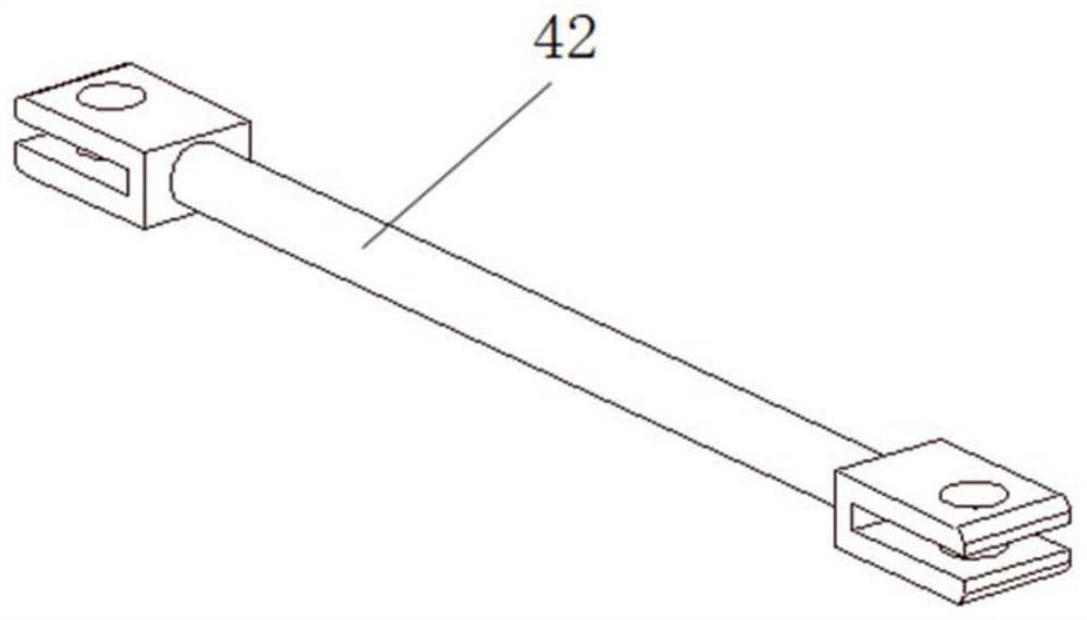 Umbrella-shaped opening and closing type photovoltaic mechanism unfolding and folding device