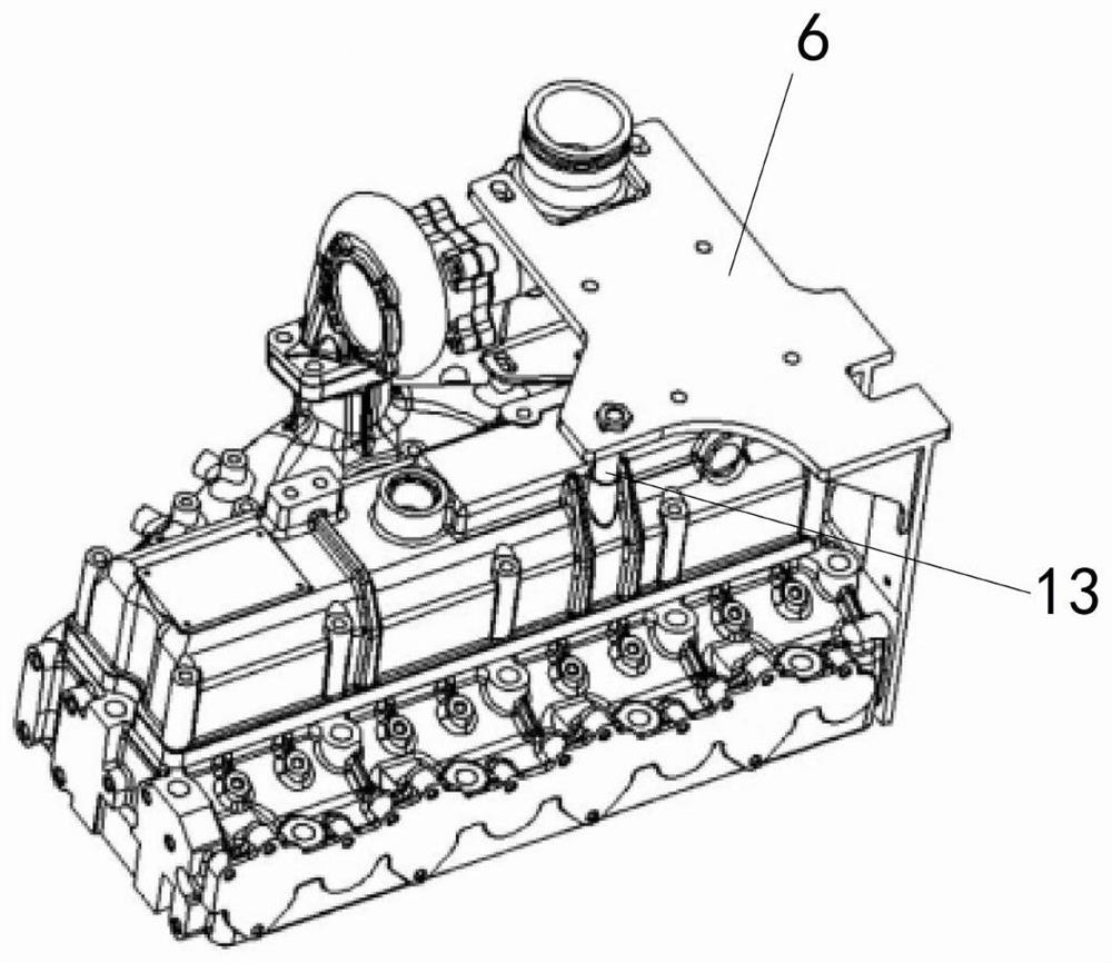 Exhaust and silencing assembly for high-power engine