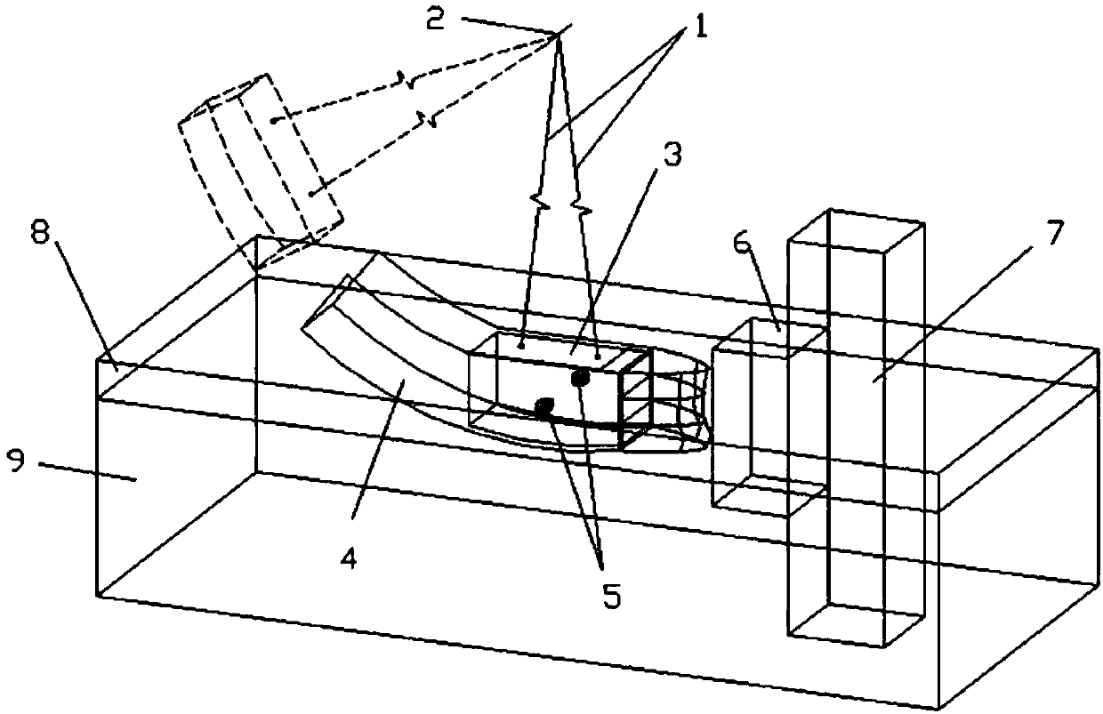 Test device and test method of pier collision system based on ship anti-collision device