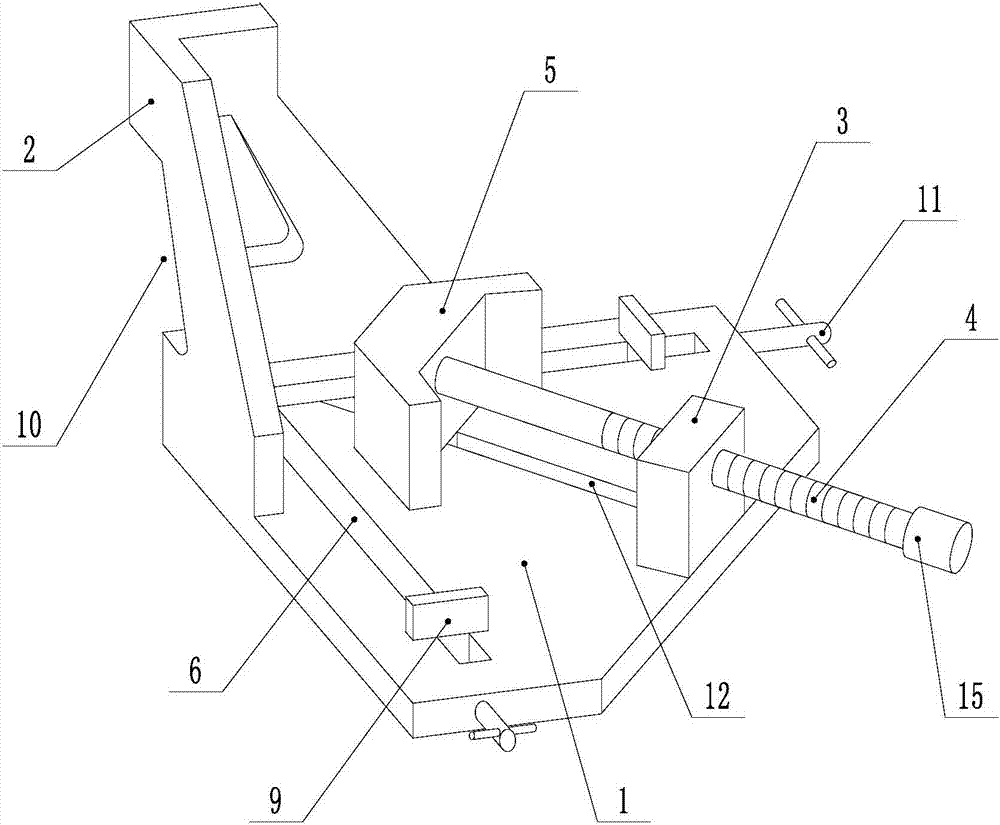 L-shaped part welding clamp capable of avoiding swing of parts to be welded