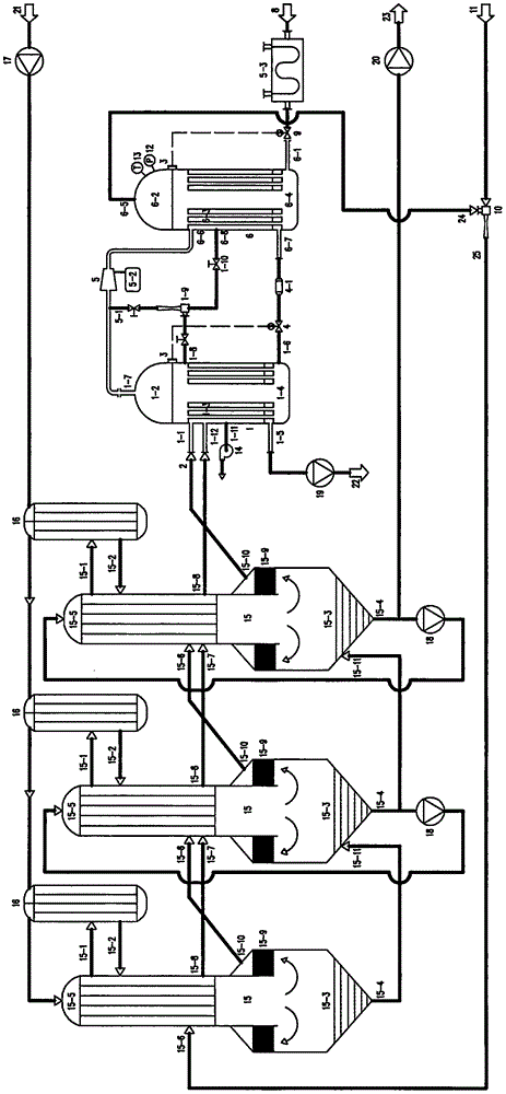 Multi-effect distillation process driven by regenerative heat of condensing steam source heat pump