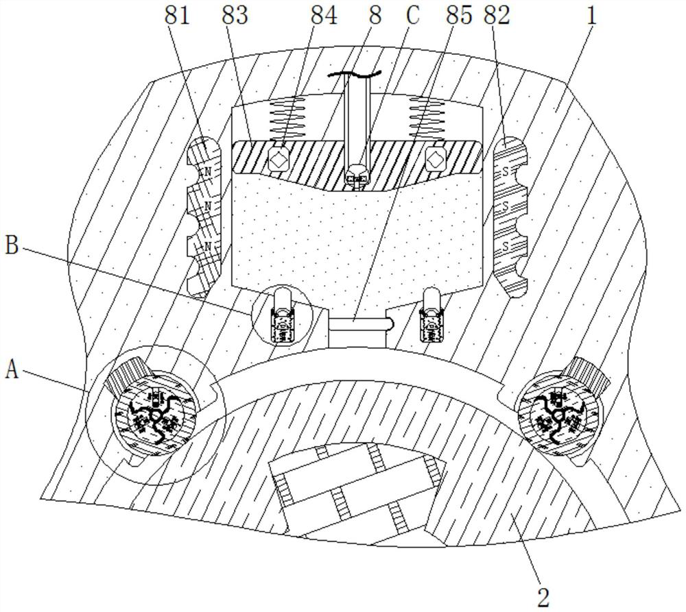 Tidal power generator of self-lubricating blade bearing based on ocean energy