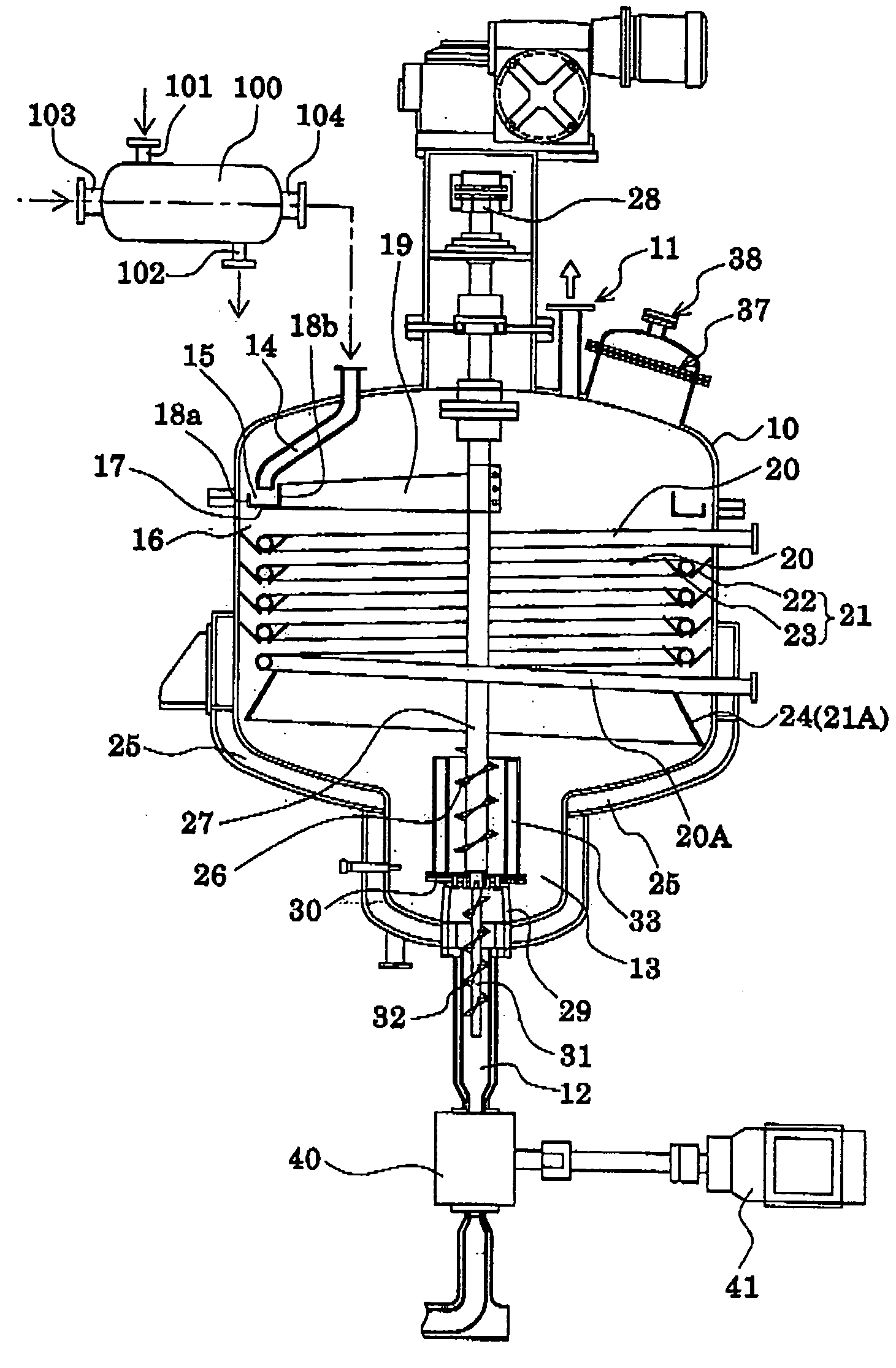 Apparatus for the separation and recovery of volume-reduced polystyrene resin gel
