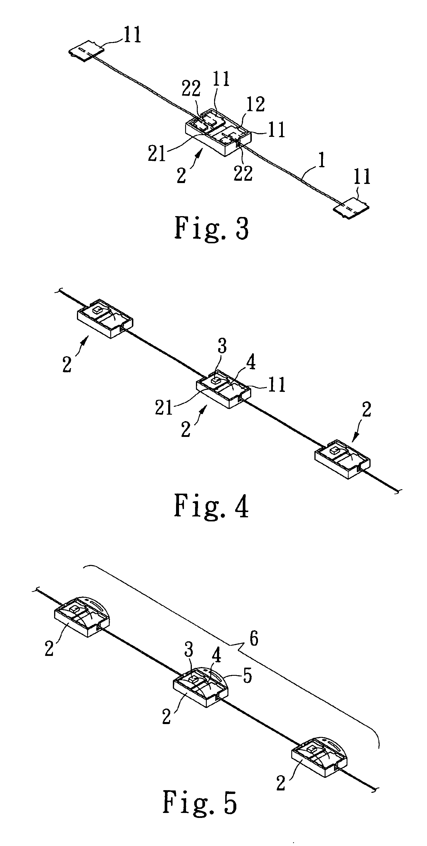 Method of producing an LED rope light