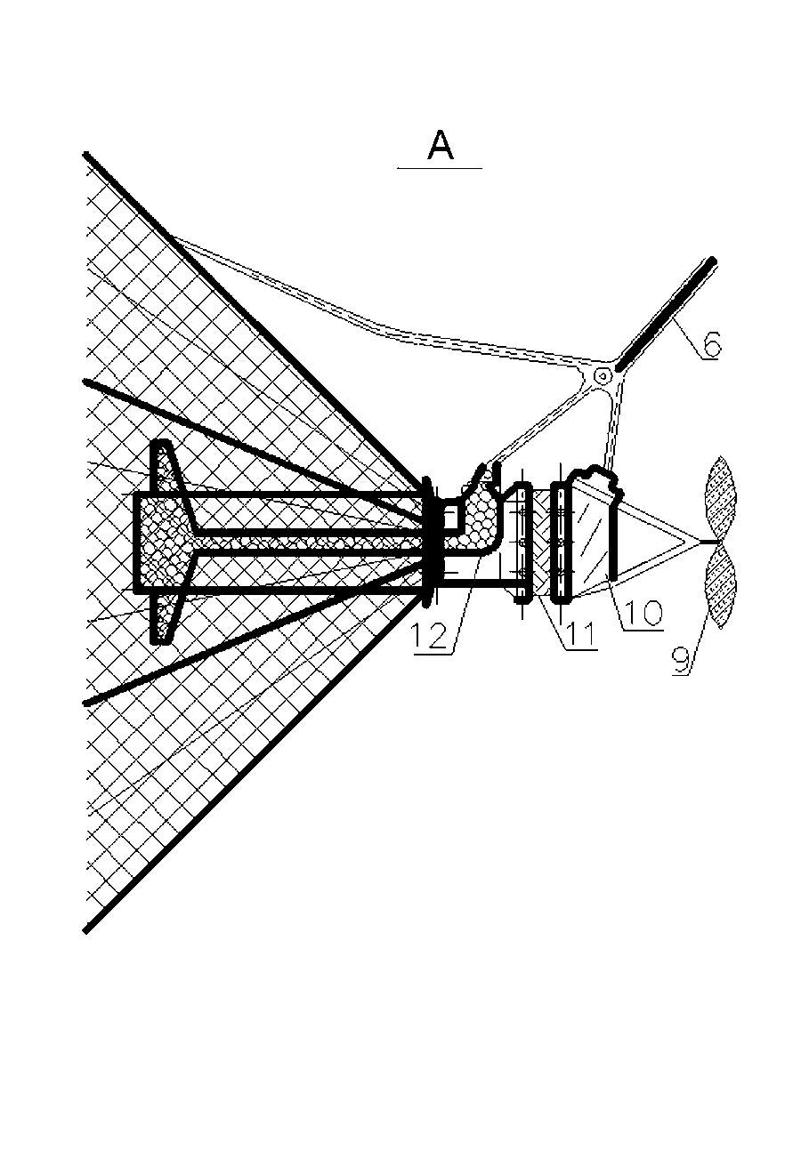 Rotatable self-propulsion-type anti-wind-wave deep water cage