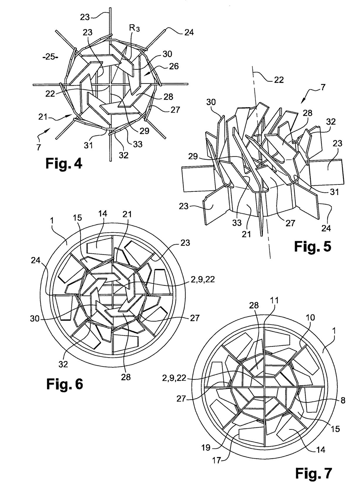 Mixing system for an exhaust gases after-treatment arrangement