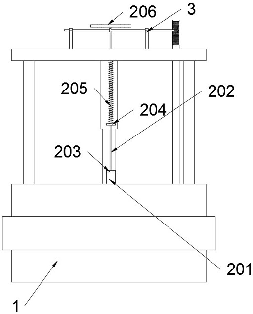 Inner line demolding structure for plastic product injection mold