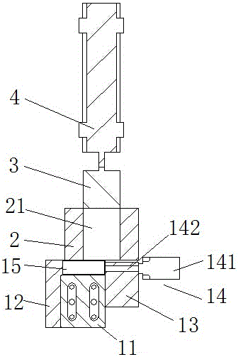 A semi-automatic assembly device for iron core short-circuit ring of AC contactor