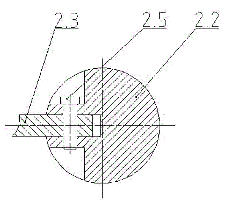 Gauge for radial run-out of inner bore walls at two ends of hollow shaft