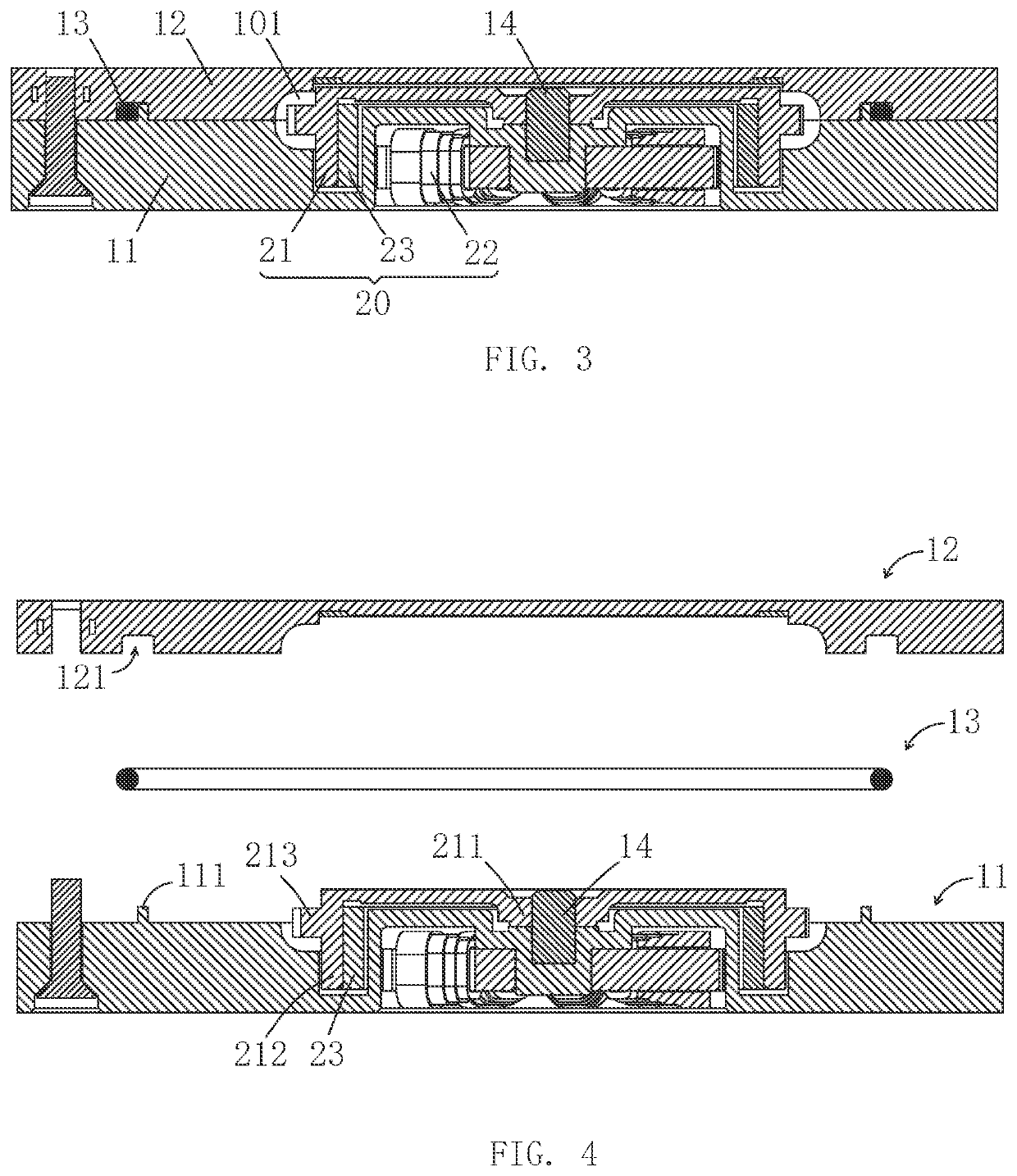 Micro Water Pump and Electronic Device Using Same