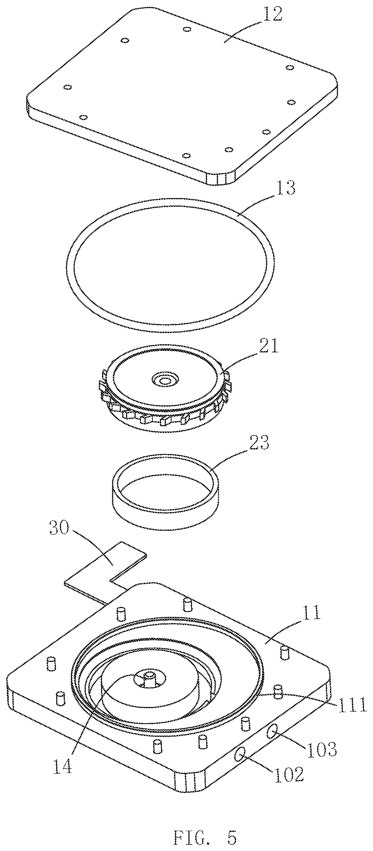 Micro Water Pump and Electronic Device Using Same