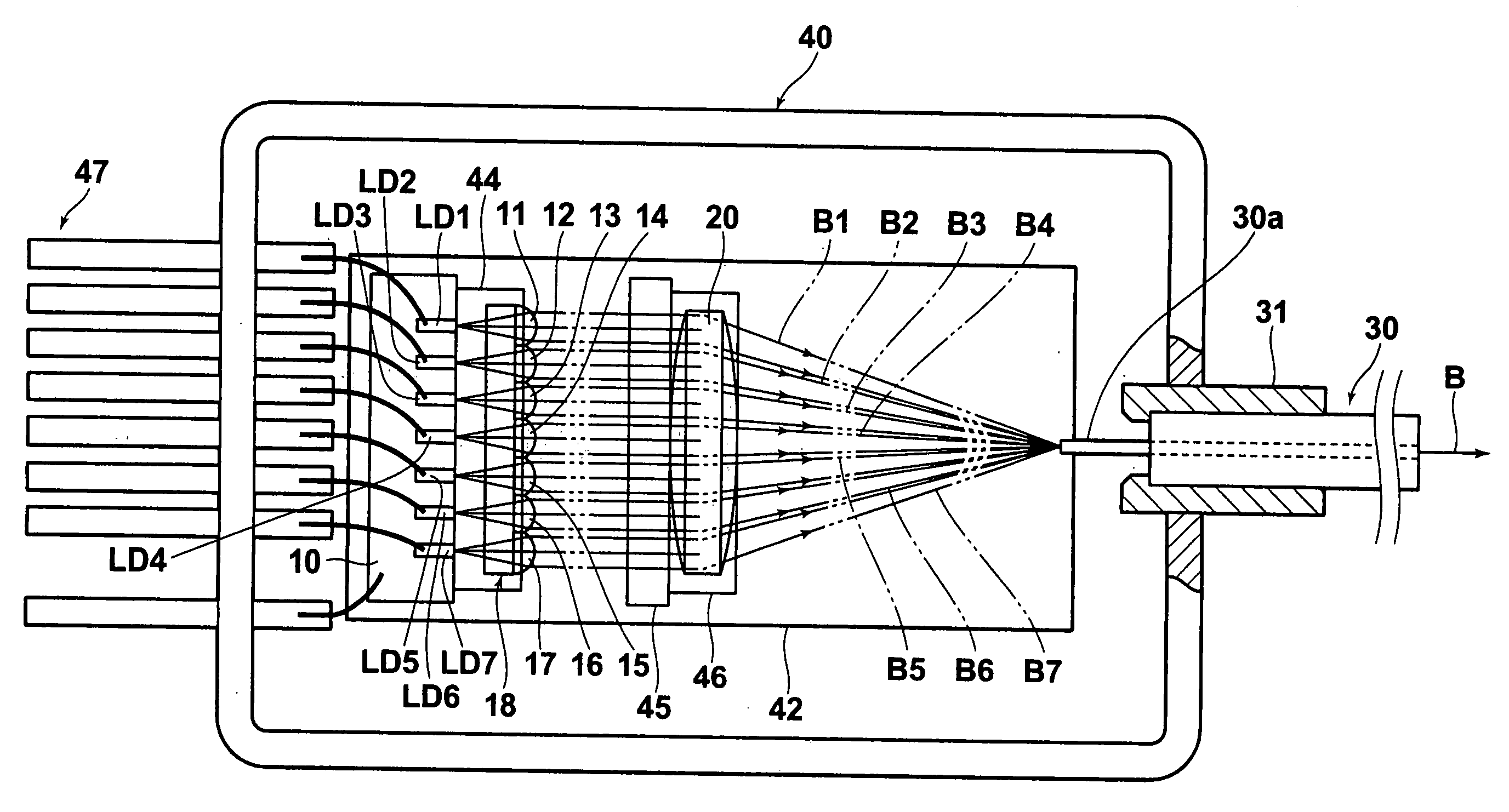 Laser apparatus and method for assembling the same