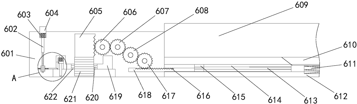 Magnetic force transfer type cable winding and unwinding device