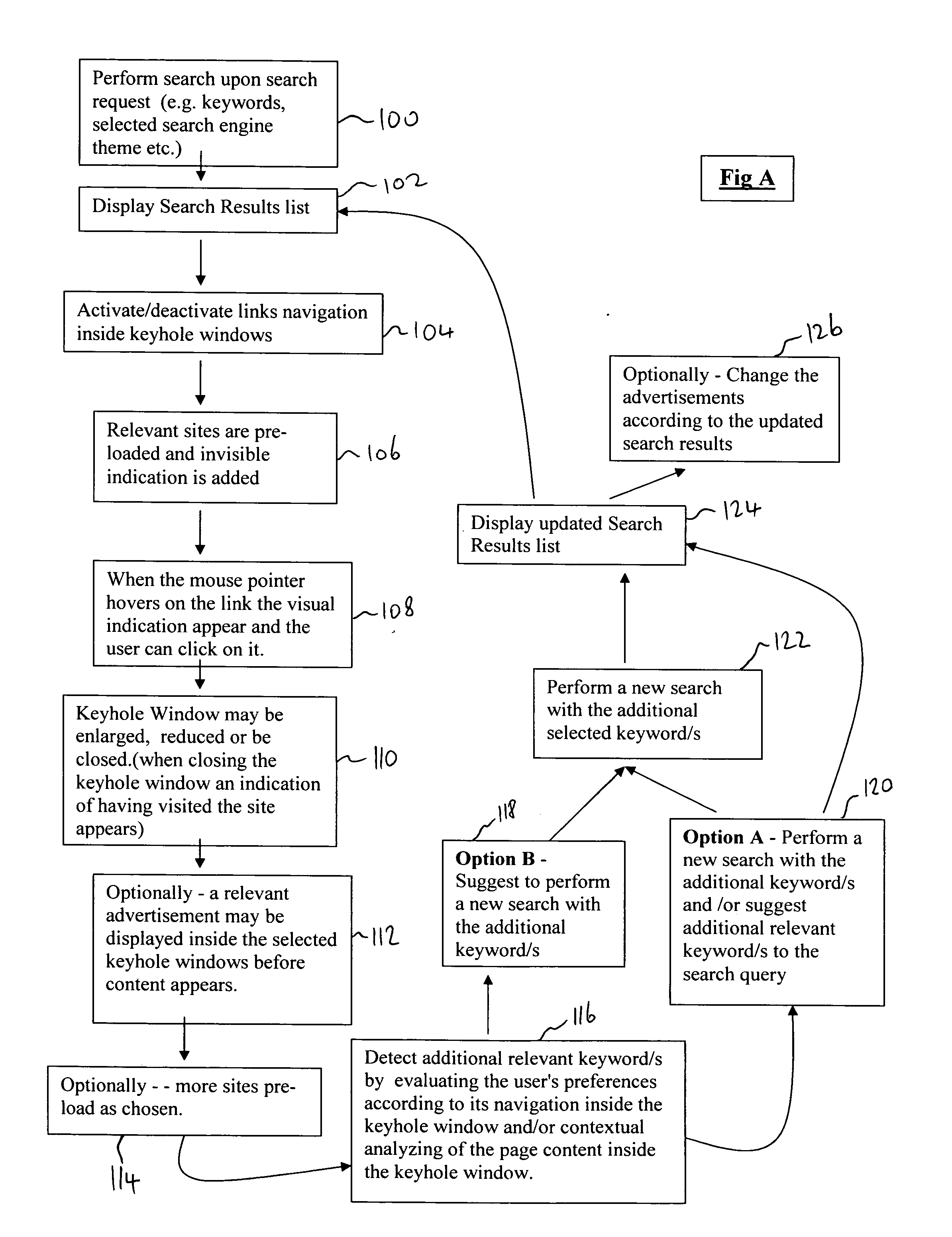 Method and systems for real-time active refinement of search results