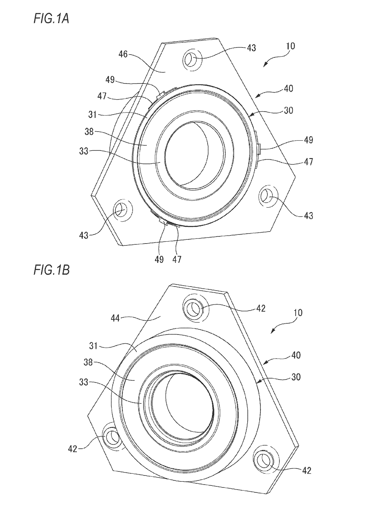 Bearing device and method for manufacturing bearing device