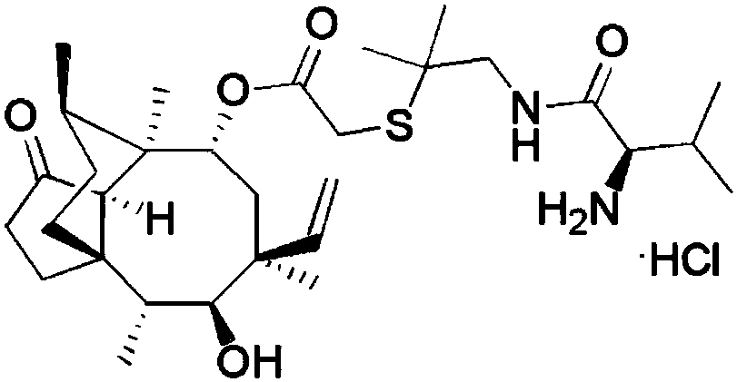 A kind of synthetic method of warnemulin hydrochloride