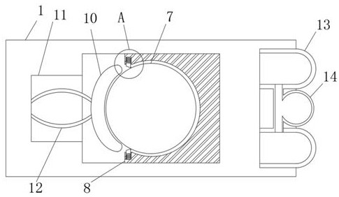 Bead protection mechanism of vacuum rubber tire and installation method thereof