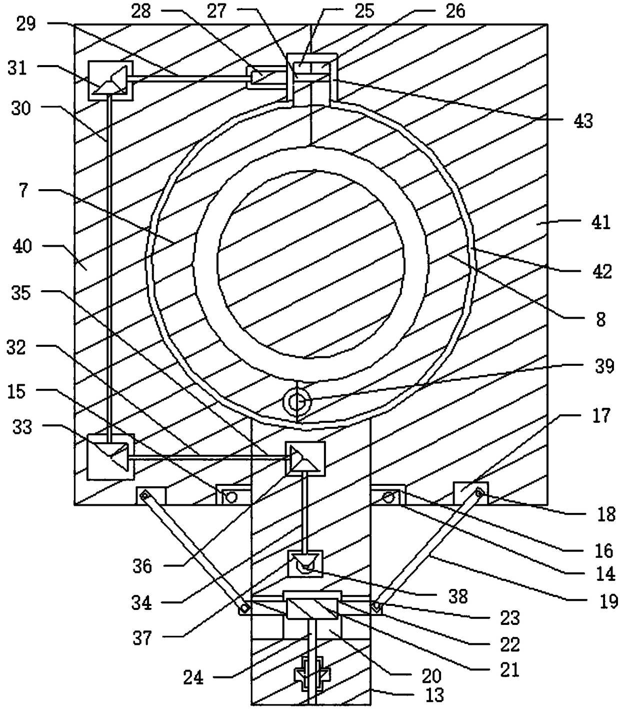 Portable tree fixing frame for garden management