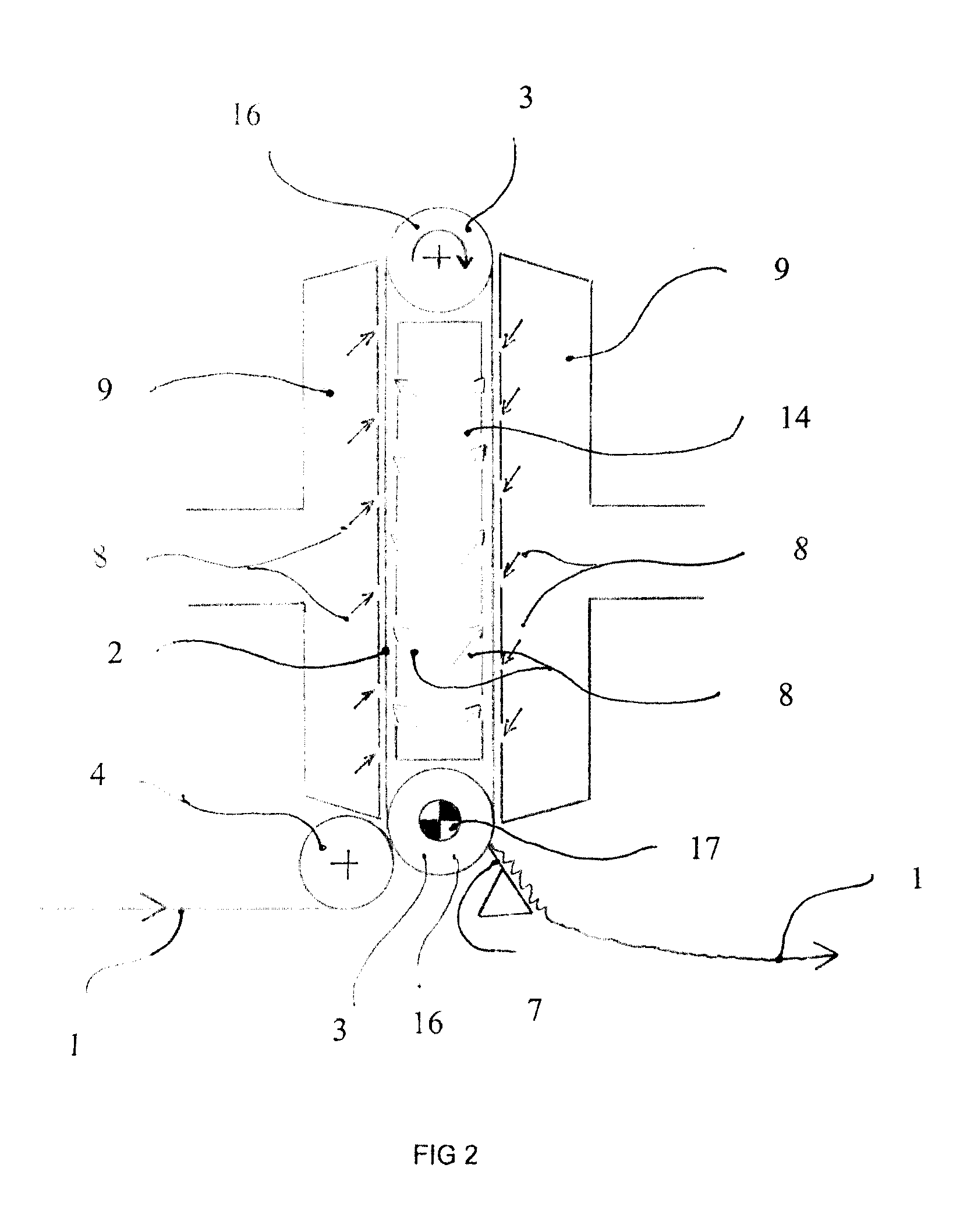 Device for Drying and Treating a Tissue Paper Web