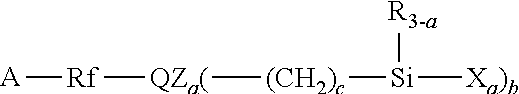 Fluorochemical surface treating agent and  article treated therewith