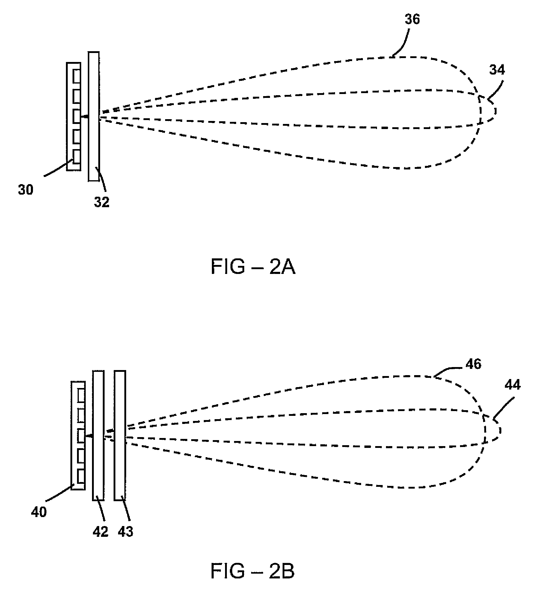 Radar system with an active lens for adjustable field of view