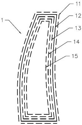 Design and manufacturing method of composite material blade and composite material blade