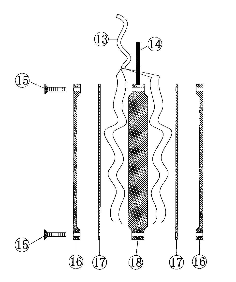 Method for improving pollution resistance and flux of membrane by using weak electric field