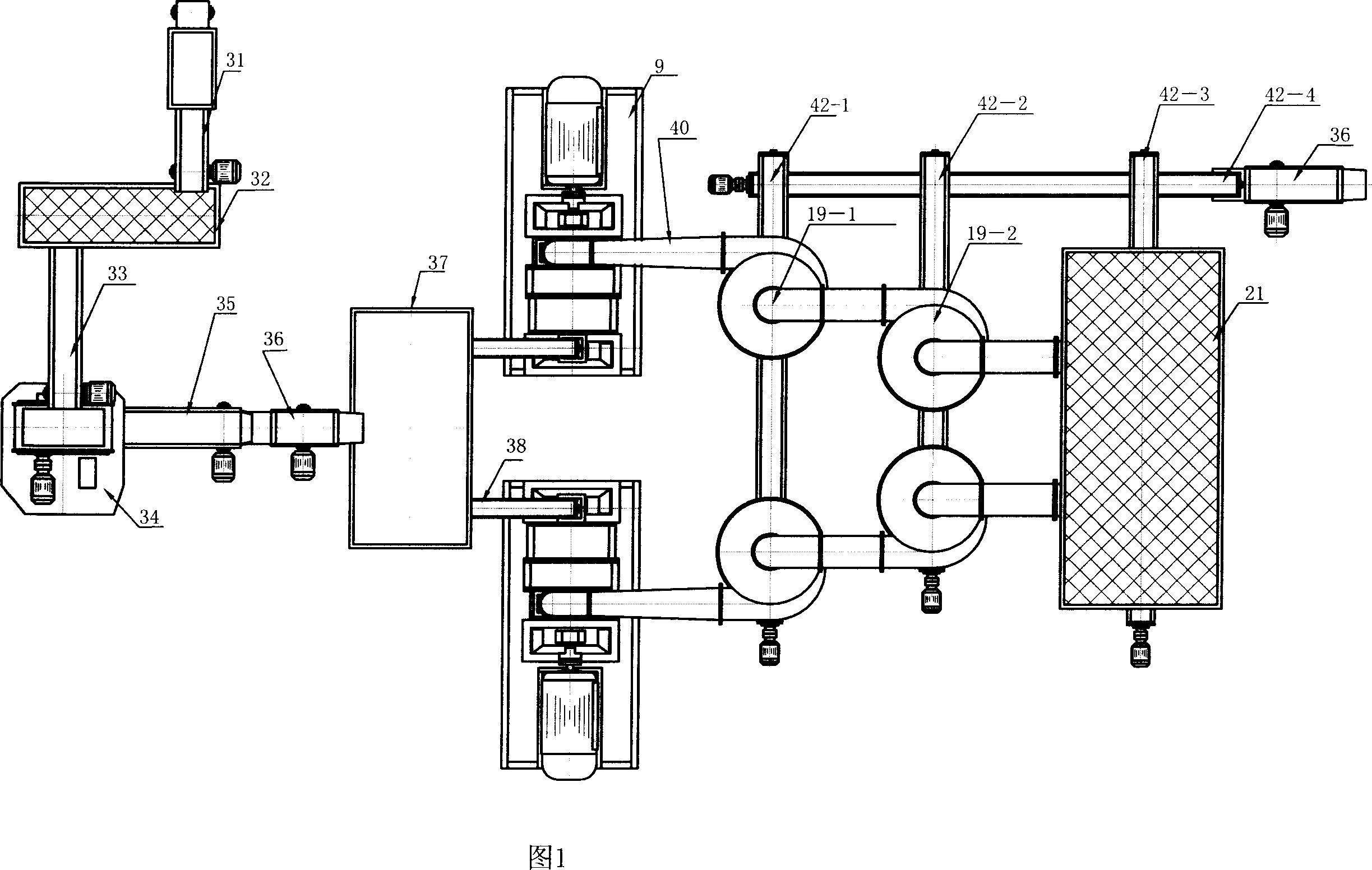 Method of industrial producing fine powder or powder sizeg and its multifunction fine powder grinding series equipment