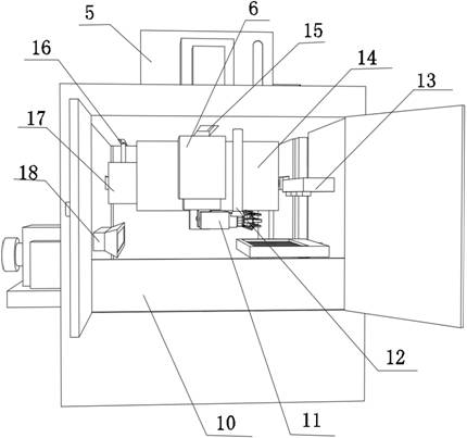 A paint crossing device and paint crossing method for valve processing