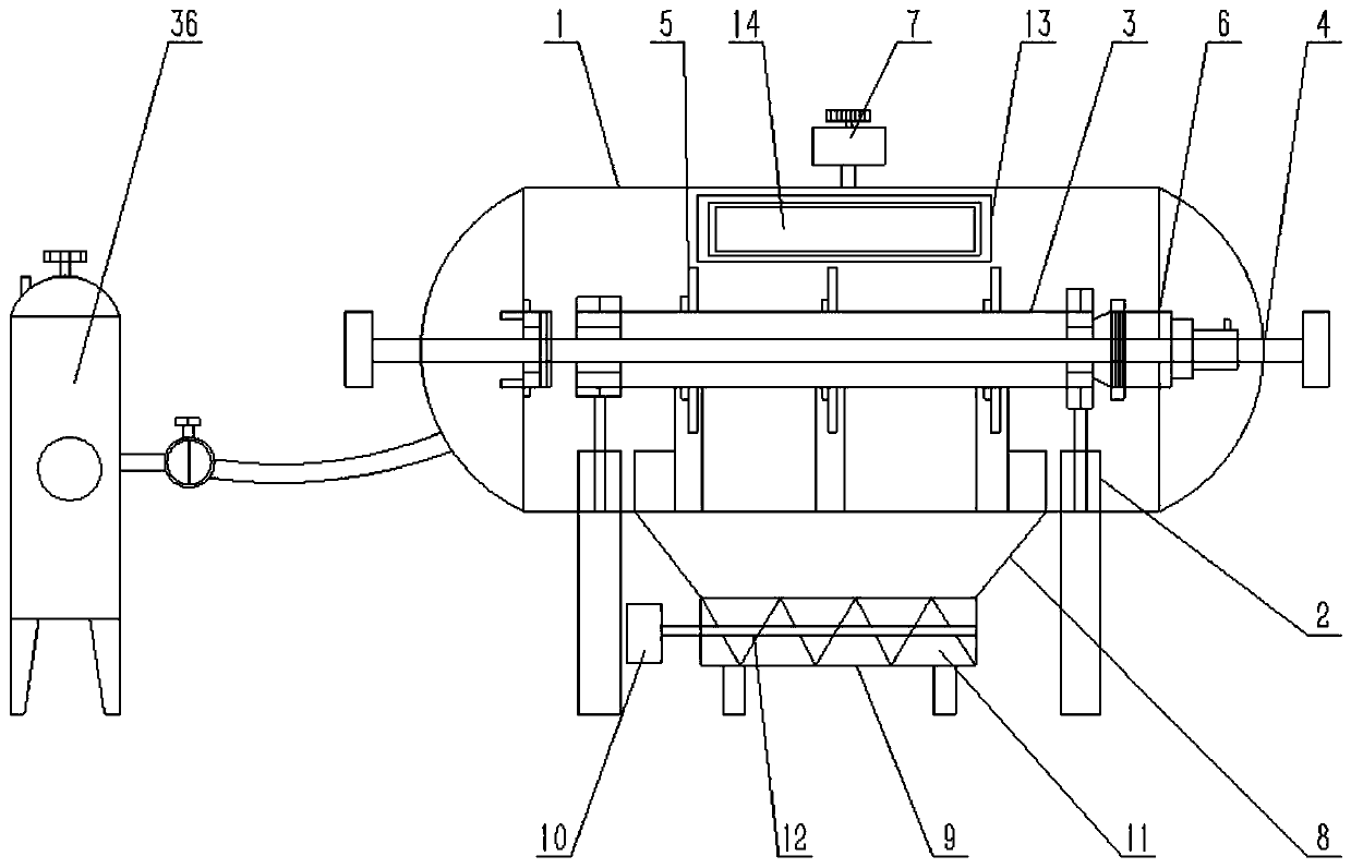 Pressurizing stacked disc filter