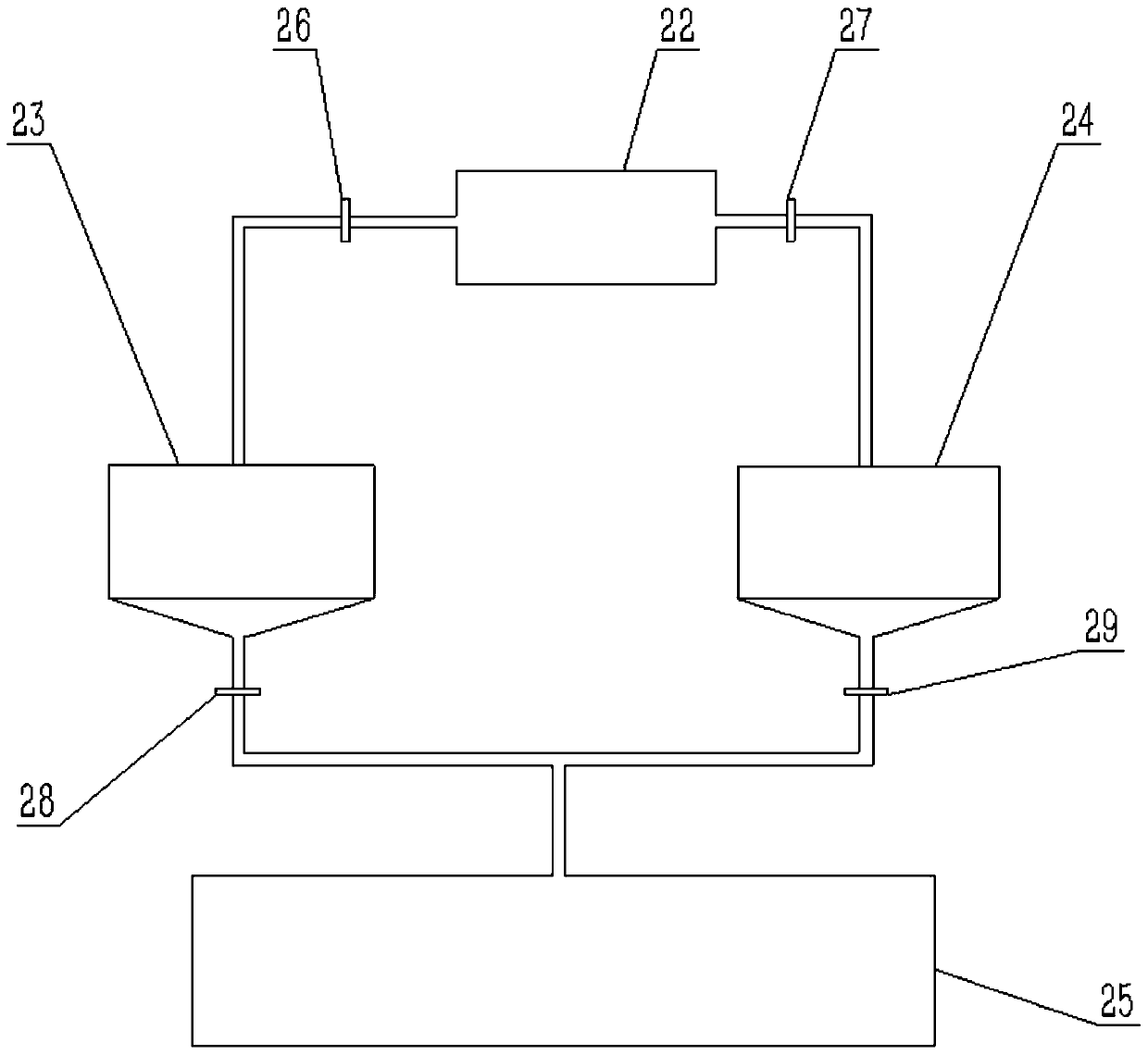 Pressurizing stacked disc filter