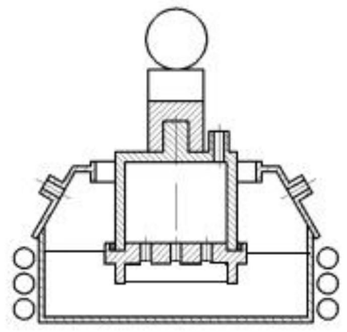 A glass molding device and its molding process with tin liquid and vacuum pumping