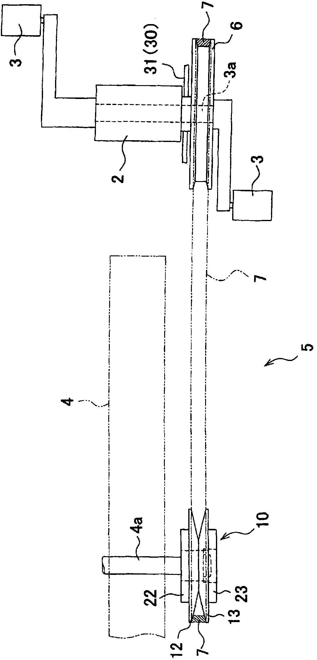 Variable speed pulley and bicycle driving device with the same