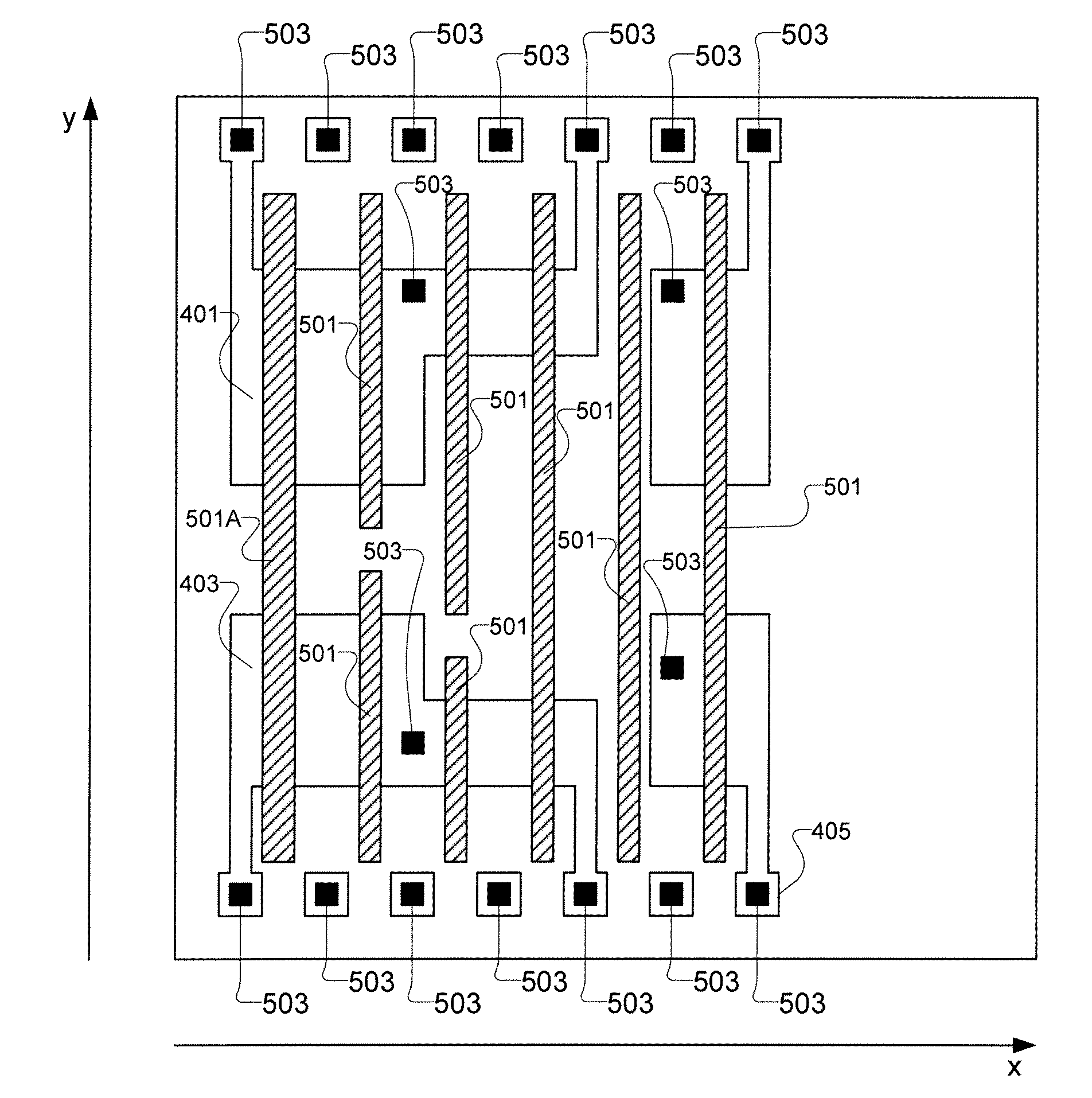 Semiconductor Device Portion Having Gate Electrode Conductive Structures Formed from Linear Shaped Gate Electrode Layout Features Defined Along At Least Four Gate Electrode Tracks with Minimum End-to-End Spacing and Having Corresponding Non-Symmetric Diffusion Regions