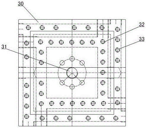 Dual-temperature-control double-loop cooling system of bottle cover compression molding machine