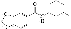 N-(hept-4-yl) benzo [d] [1, 3] dioxole-5-methanamide and synthetic method thereof