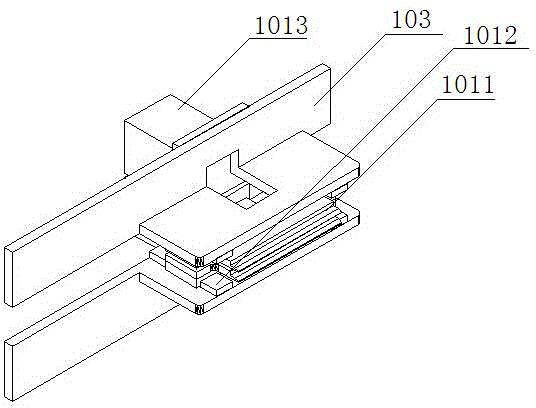 Double-insert piece type high-speed basket distributing machine
