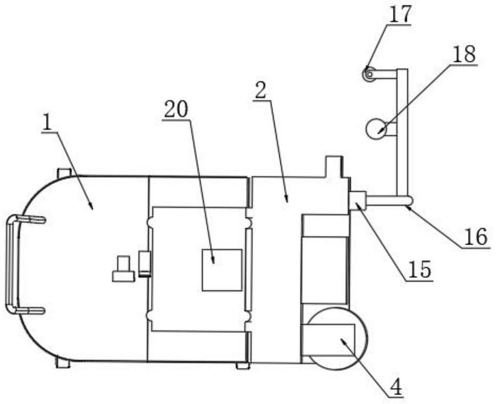 Hand-push movable film winding machine