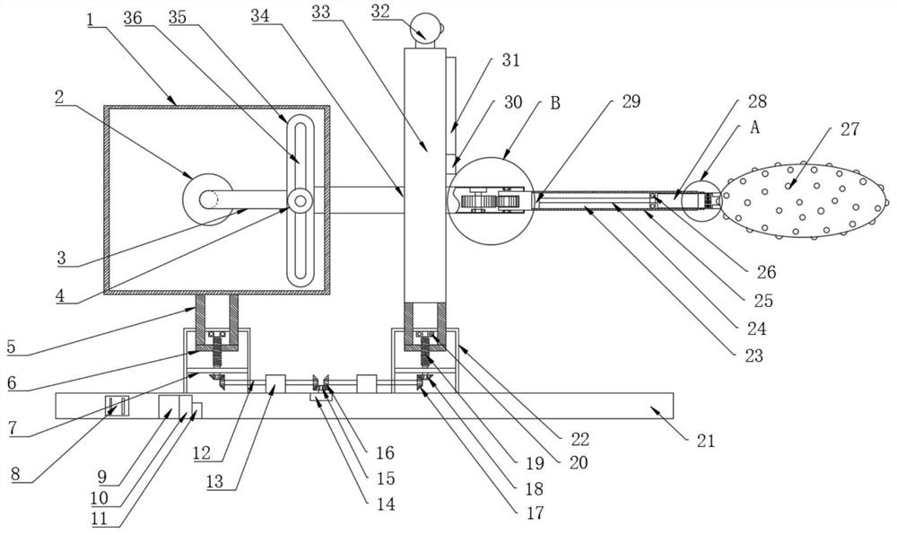 Patient swallowing rehabilitation training device based on remote supervision mode guidance