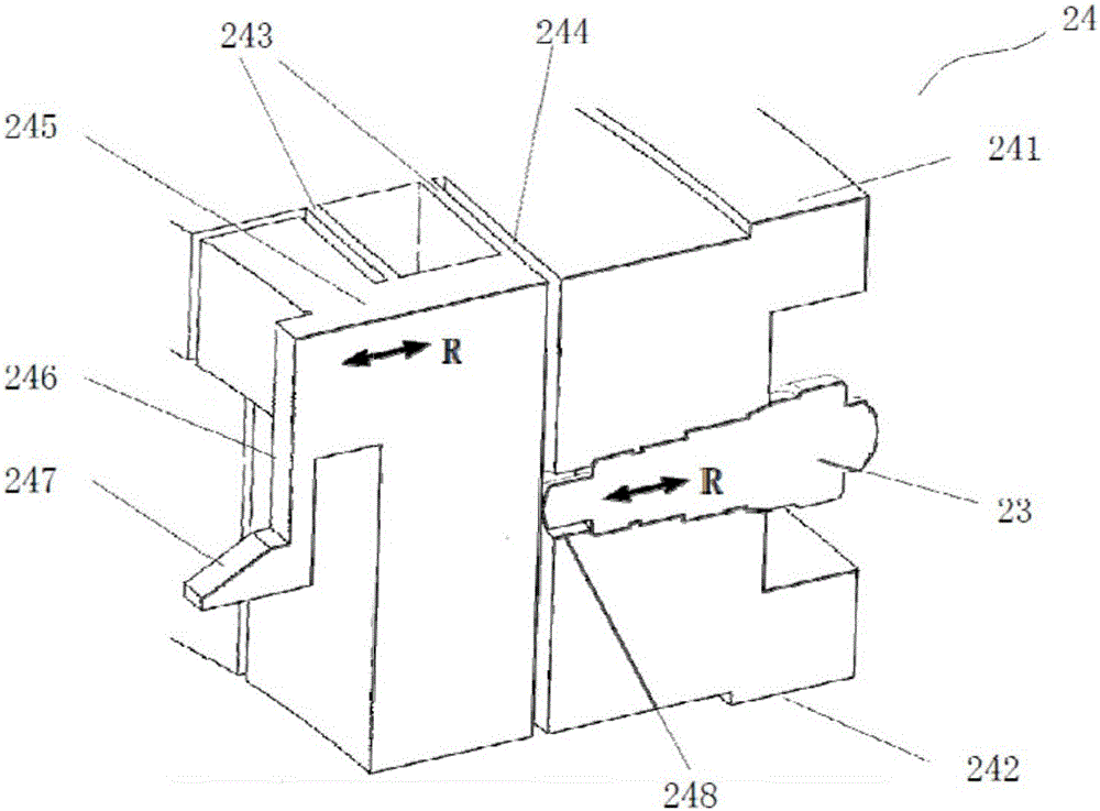 Optical component support structure, unit lens group, exposure optical system and photoetching machine