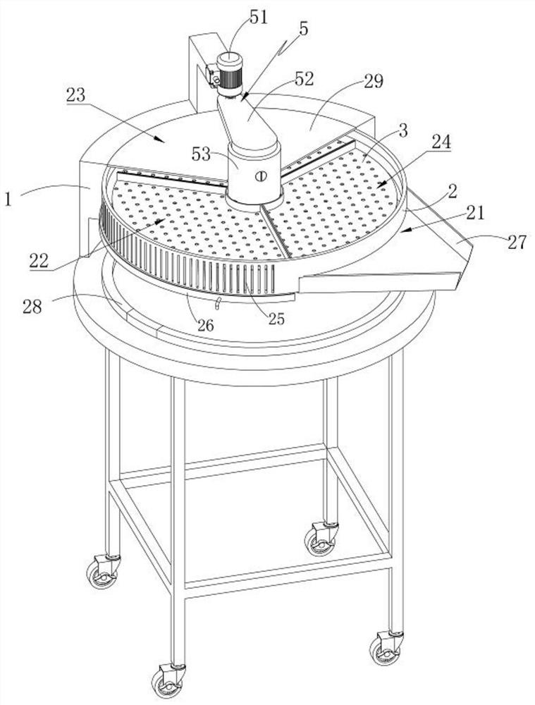 A kind of equipment for frying peanut oil and salt spray