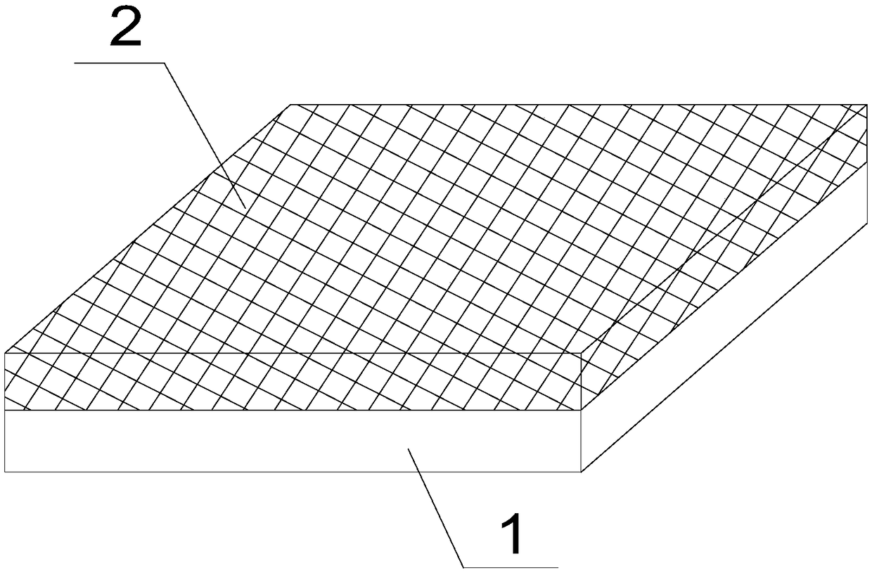 Acellular dermal matrix guided tissue regeneration membrane material as well as preparation method and application thereof
