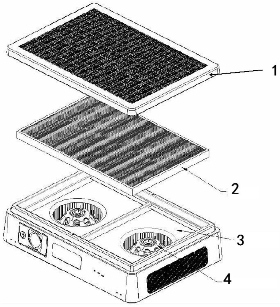 Method for monitoring service life of filter element of air purifier