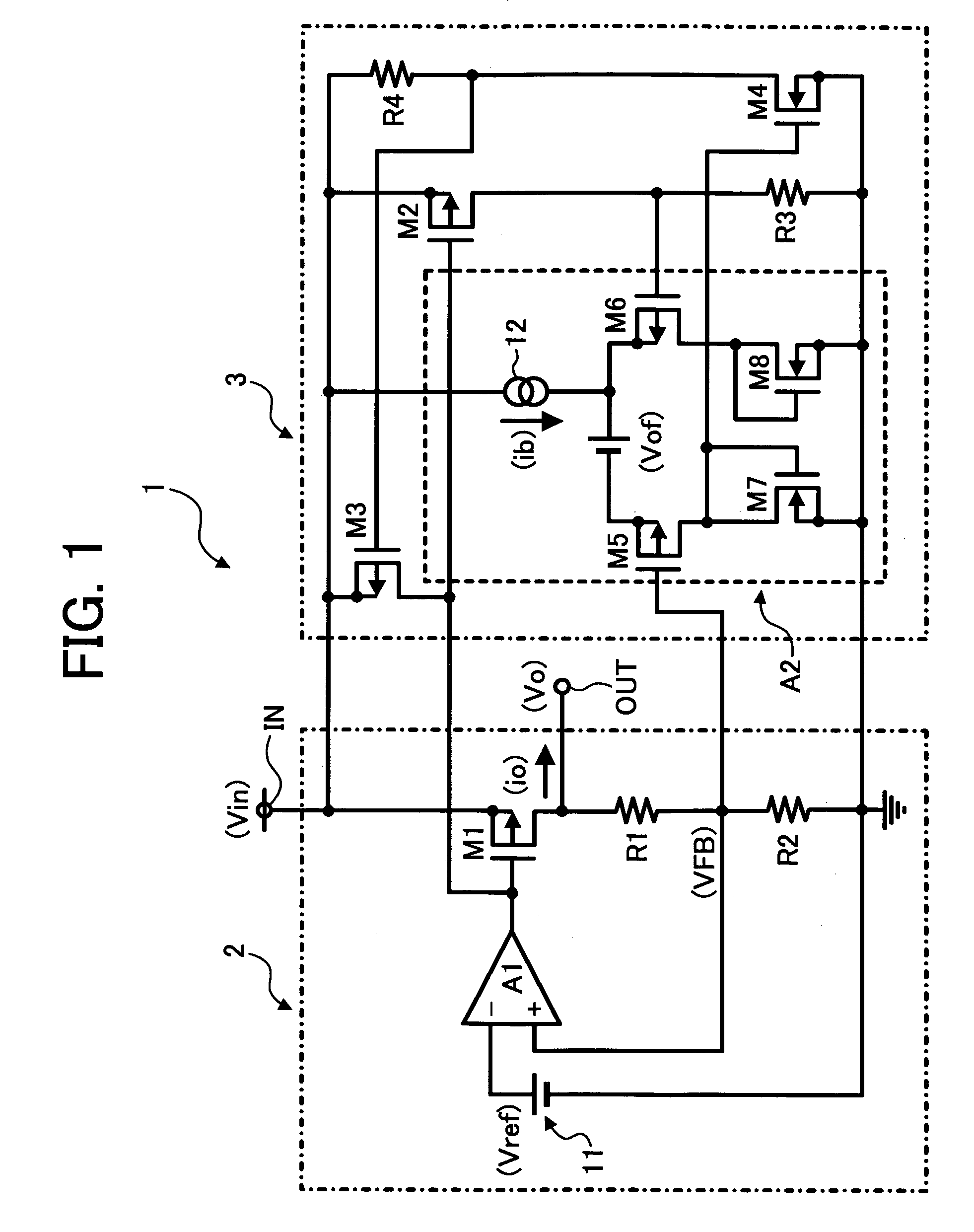 Constant-voltage power circuit with fold back current limiting capability