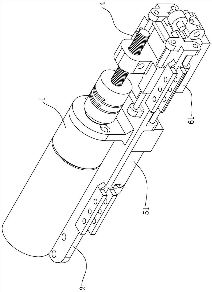 A variable stiffness linear drive device and a variable stiffness method