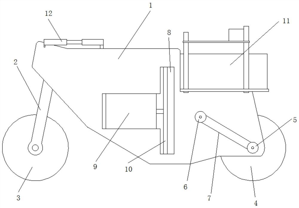 Self-balancing unmanned bicycle
